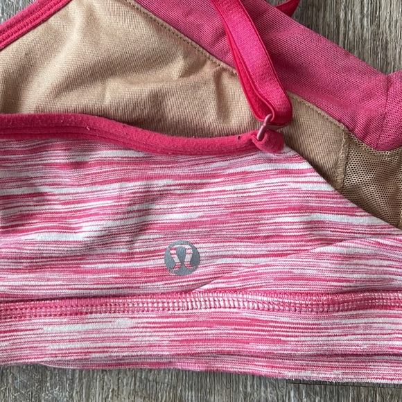 VINTAGE Lululemon Pink space dye sports bra - Picture 4 of 5